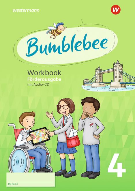 Bumblebee 4. Wlrkbook Förderausgabe. Für das 3. / 4. Schuljahr, 1 Buch und 1 Diverse