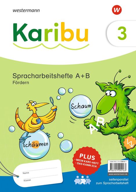 Karibu 3. Paket Spracharbeitshefte A+B Fördern zum Spracharbeitsheft und Sprachbuch, Buch