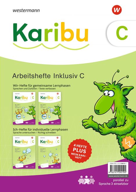 Karibu Arbeitshefte Inklusion C 4 Hefte im Paket (2 Wir-Hefte und 2 Ich-Hefte), Buch