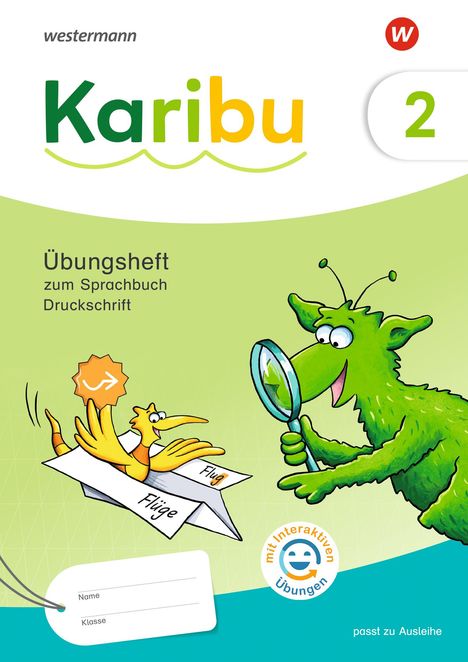 Karibu 2. Übungsheft 2 Druckschrift mit interaktiven Übungen zum Sprachbuch 2, Buch