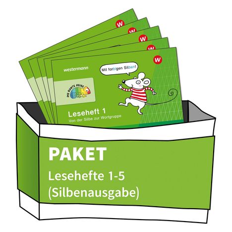 DIE BUNTE REIHE - Deutsch. Lesehefte 1-5 im Paket - Silbenausgabe, Buch