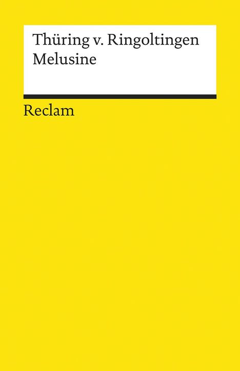 Thüring von Ringoltingen: Melusine, Buch