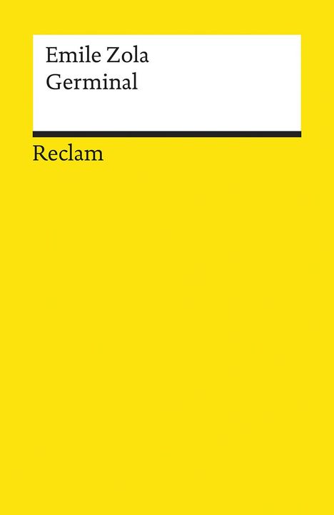 Emile Zola: Germinal, Buch