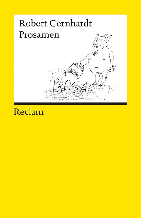 Robert Gernhardt: Prosamen, Buch