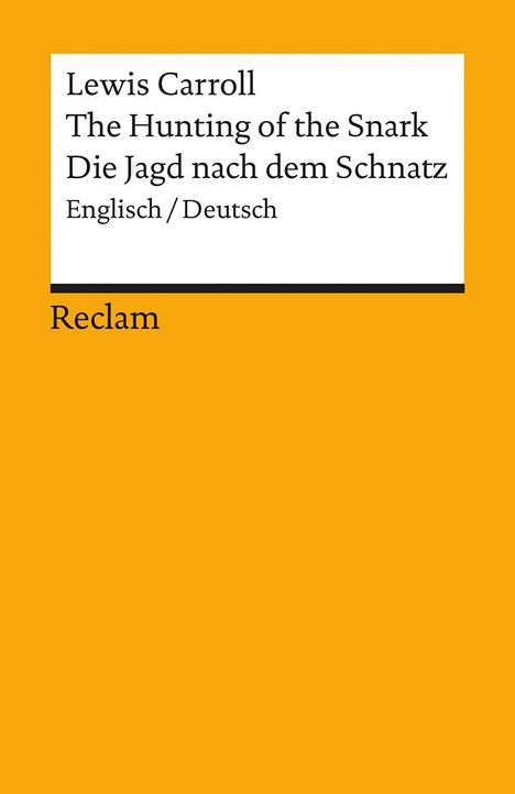 Lewis Carroll: Die Jagd nach dem Schnatz, Buch