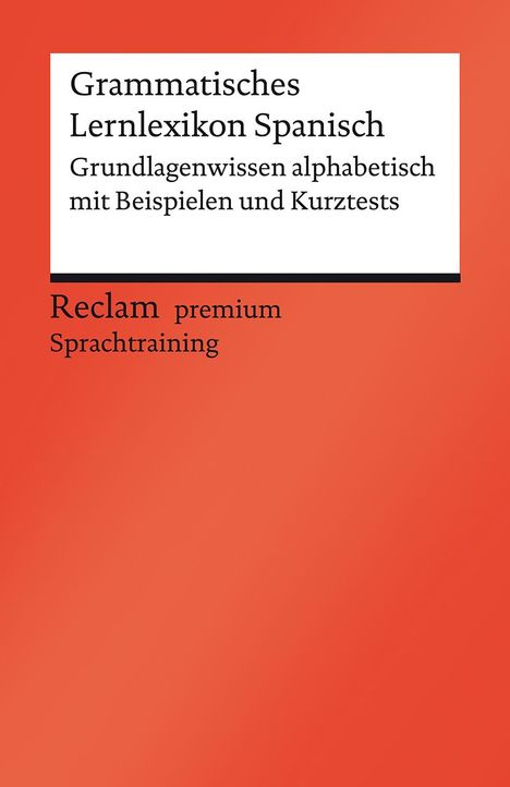 Montserrat Varela Navarro: Grammatisches Lernlexikon Spanisch, Buch