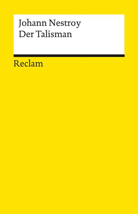 Johann Nestroy: Der Talisman, Buch