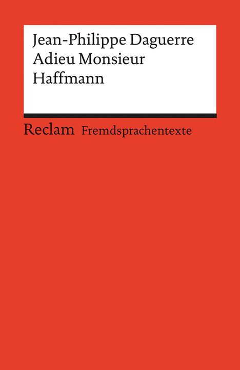 Jean-Philippe Daguerre: Adieu Monsieur Haffmann, Buch
