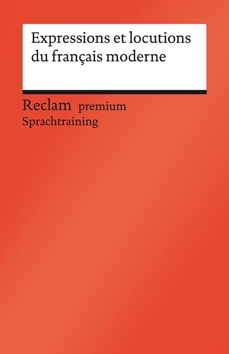 Berthe-Odile Simon-Schaefer: Expressions et locutions du français moderne, Buch