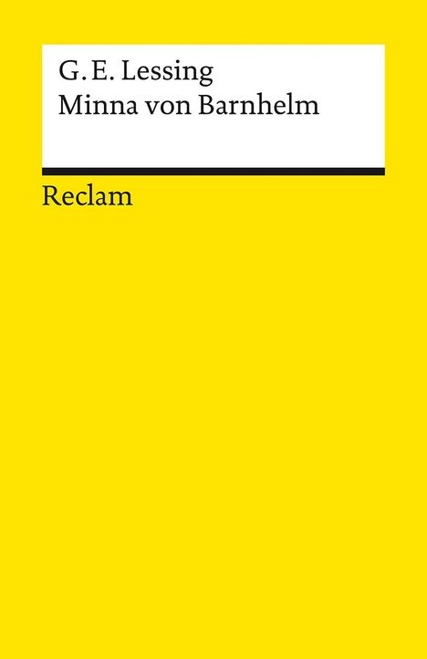 Gotthold Ephraim Lessing: Minna von Barnhelm oder das Soldatenglück, Buch