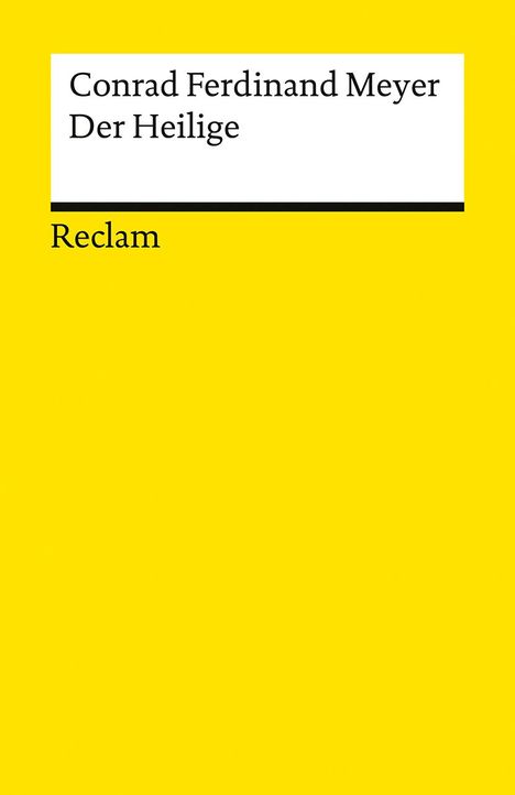 Conrad Ferdinand Meyer: Der Heilige, Buch