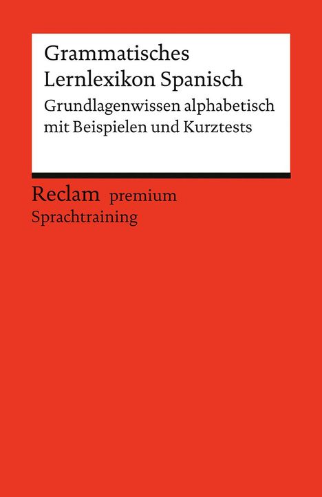 Montserrat Varela Navarro: Grammatisches Lernlexikon Spanisch, Buch