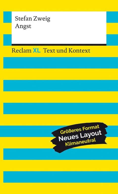 Stefan Zweig: Angst. Textausgabe mit Kommentar und Materialien, Buch