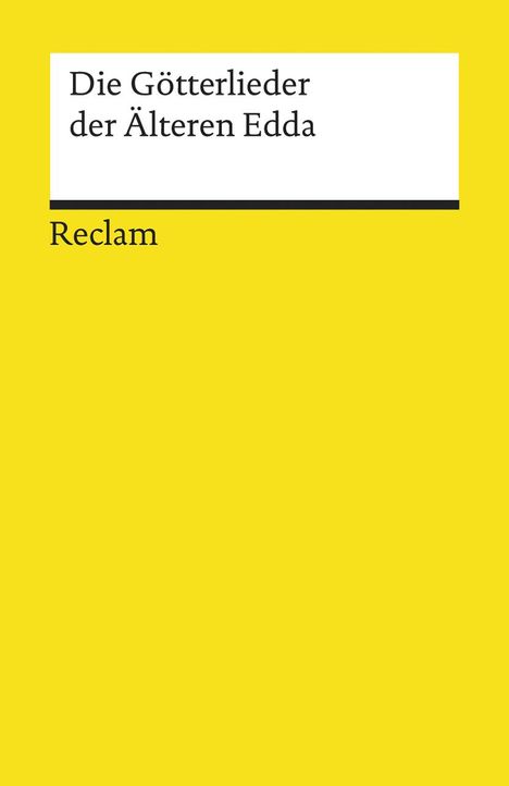 Die Götterlieder der Älteren Edda, Buch