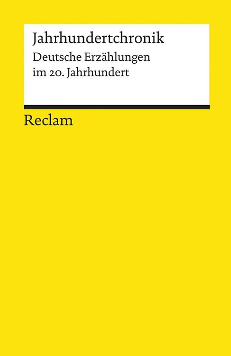 Jahrhundertchronik, Buch