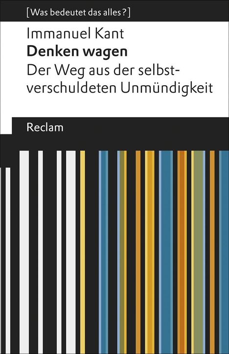 Immanuel Kant: Denken wagen, Buch