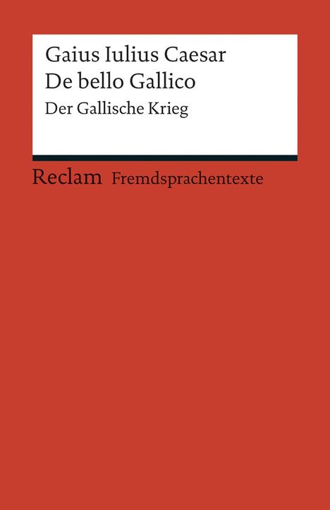 Gaius Julius Caesar: De bello Gallico, Buch