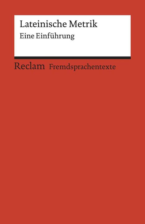 Stephan Flaucher: Flaucher, S: Lateinische Metrik, Buch