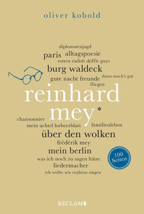 Oliver Kobold: Reinhard Mey. 100 Seiten, Buch