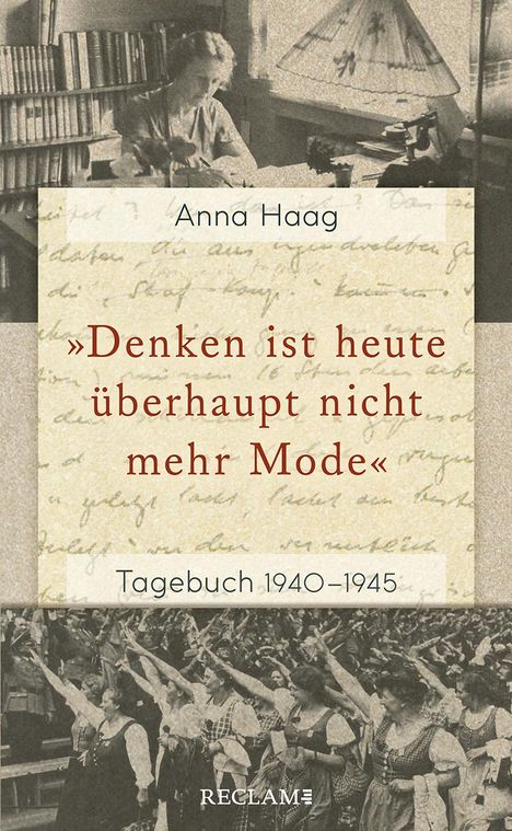 Anna Haag: 'Denken ist heute überhaupt nicht mehr Mode', Buch