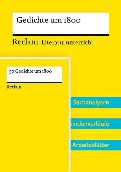 Lehrerpaket zum länderübergreifenden Abiturthema 2027-2029 'Literatur um 1800' (Textausgabe + Lehrerband), Buch