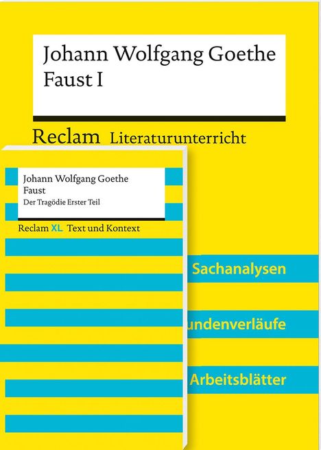 Johann Wolfgang von Goethe: Paket für Lehrkräfte 'Johann Wolfgang Goethe: Faust. Der Tragödie Erster Teil' (Textausgabe und Lehrerband). 2 Bände eingeschweißt, Buch