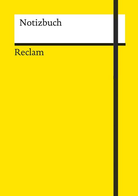 Reclam-Notizbuch, Buch