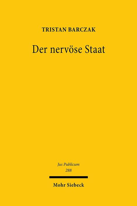 Tristan Barczak: Der nervöse Staat, Buch