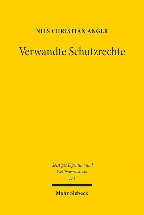 Nils Christian Anger: Anger, N: Verwandte Schutzrechte, Buch