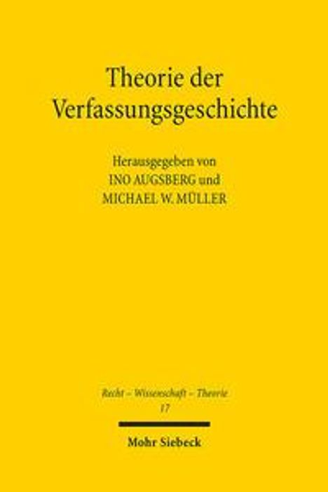 Theorie der Verfassungsgeschichte, Buch