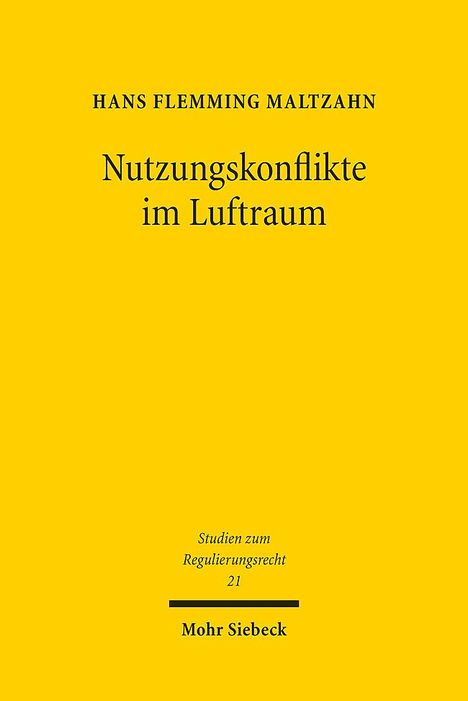 Hans Flemming Maltzahn: Nutzungskonflikte im Luftraum, Buch
