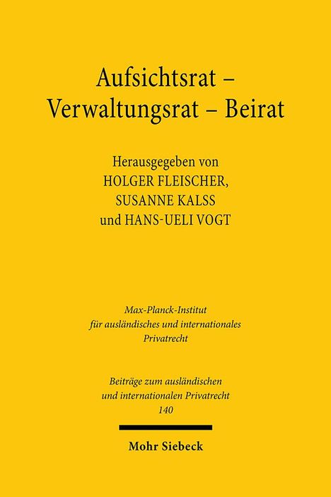 Aufsichtsrat - Verwaltungsrat - Beirat, Buch