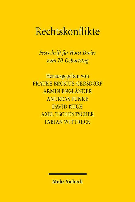 Rechtskonflikte, Buch