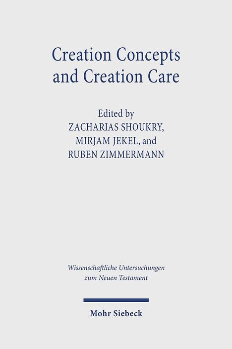 Creation Concepts and Creation Care, Buch