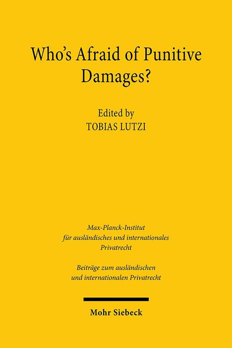 Who's Afraid of Punitive Damages?, Buch