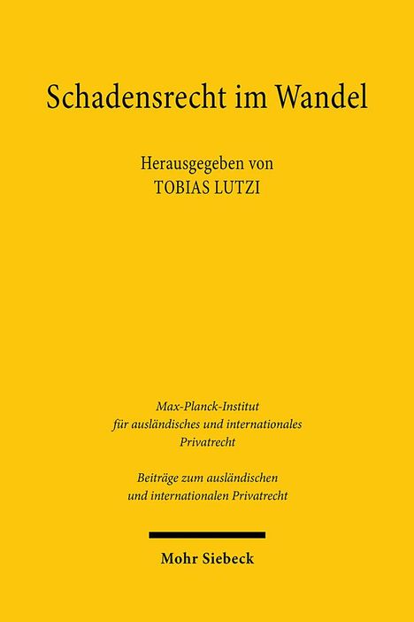 Schadensrecht im Wandel, Buch