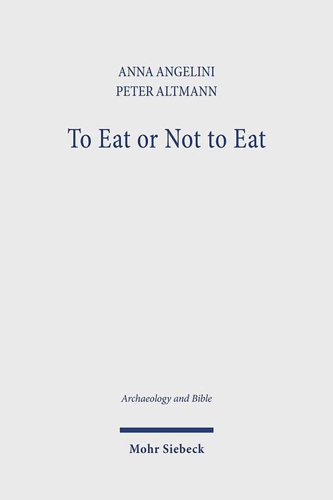 Peter Altmann: To Eat or Not to Eat, Buch