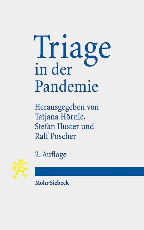 Triage in der Pandemie, Buch