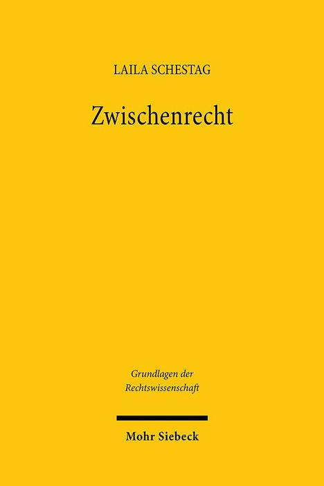 Laila Schestag: Zwischenrecht, Buch