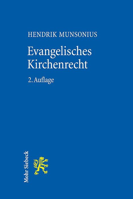 Hendrik Munsonius: Evangelisches Kirchenrecht, Buch