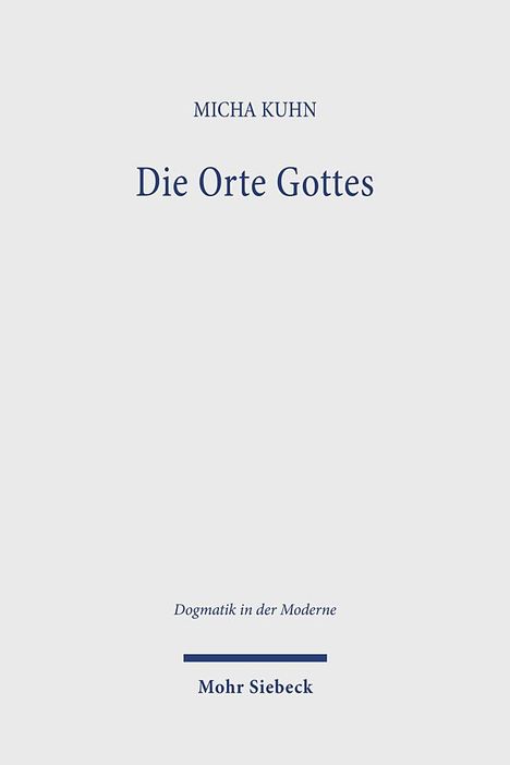 Micha Kuhn: Die Orte Gottes, Buch