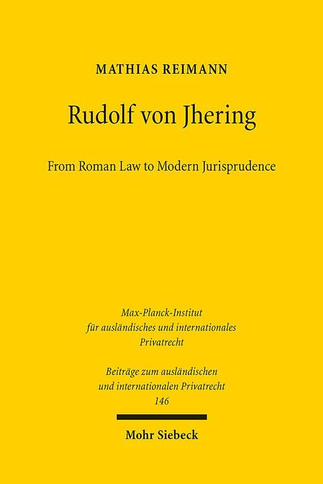 Mathias Reimann: Rudolf von Jhering, Buch