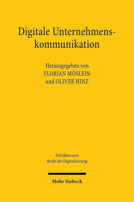 Digitale Unternehmenskommunikation, Buch