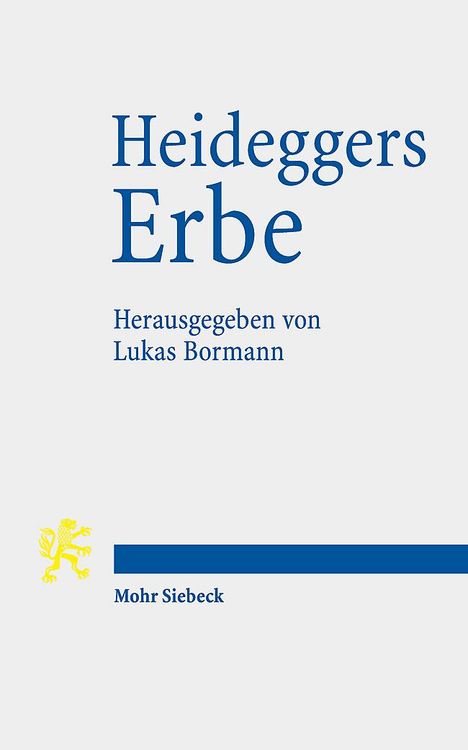 Heideggers Erbe, Buch
