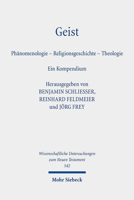 Geist, Buch