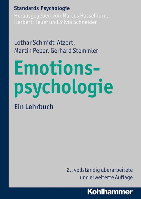Lothar Schmidt-Atzert: Emotionspsychologie, Buch