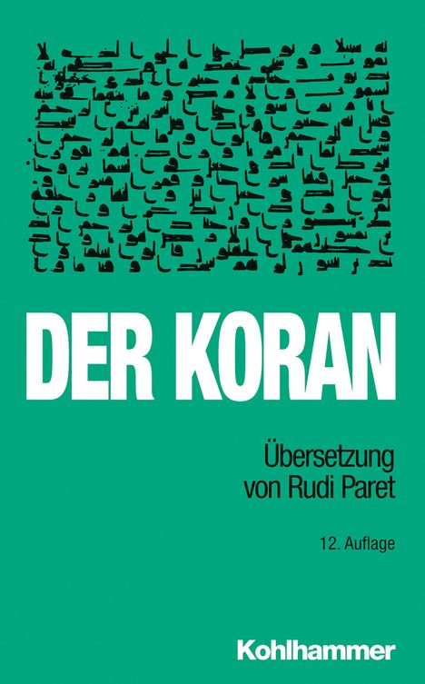 Rudi Paret: Der Koran, Buch