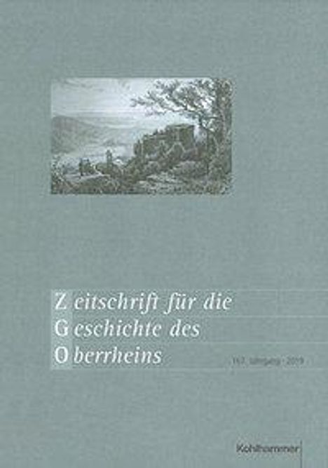 Wolfgang Zimmermann: Zeitschrift für die Geschichte des Oberrheins, Buch