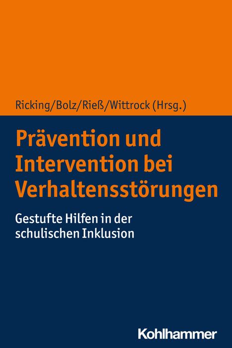 Prävention und Intervention bei Verhaltensstörungen, Buch