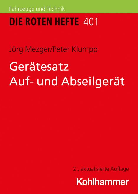 Jörg Mezger: Gerätesatz Auf- und Abseilgerät, Buch